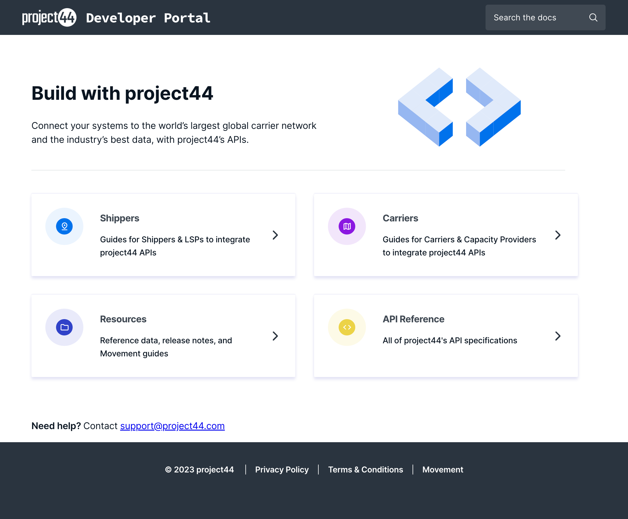 Developers project44 com test 4